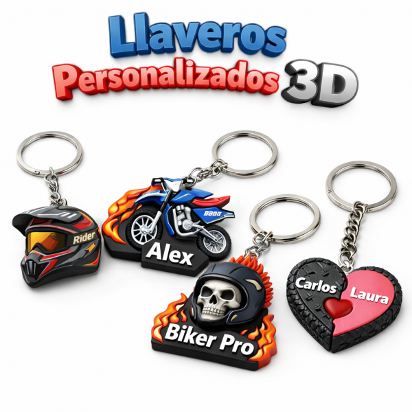 Llavero Personalizado 3D